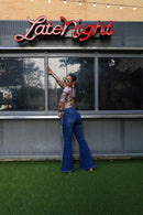 Rora Bodysuit in animal print and olive green by Aravella's Wardrobe