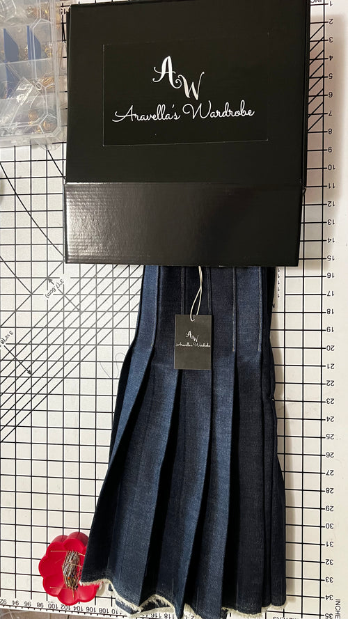 Jacque M denim skirt