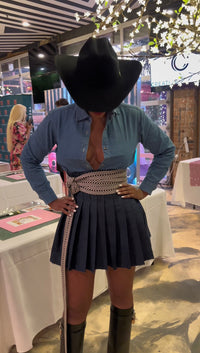 Jacque M denim skirt