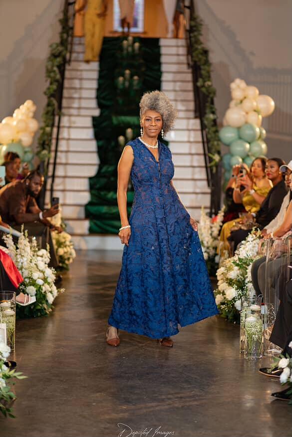 Bluebonnet La Dress | Organic Navy Lace